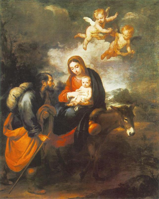 Flight into Egypt sg, MURILLO, Bartolome Esteban